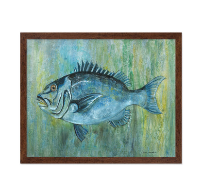 Fish With Vibrant Blue Hues