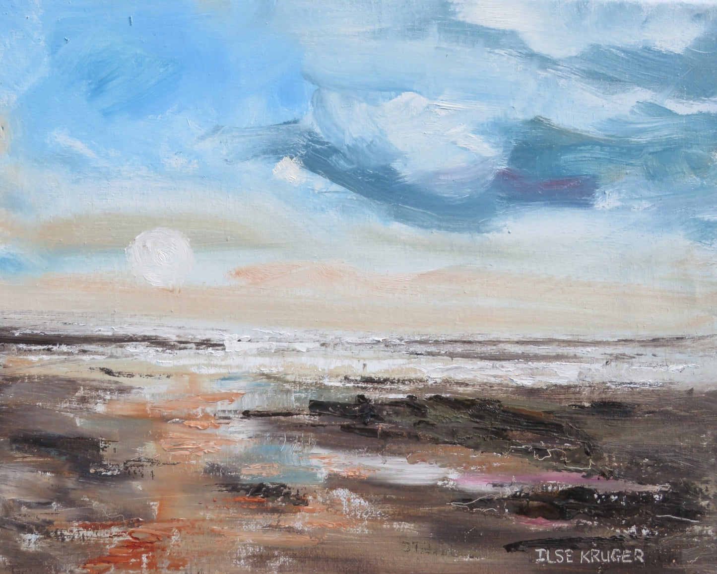 Serene Seascape with a Dynamic Sky