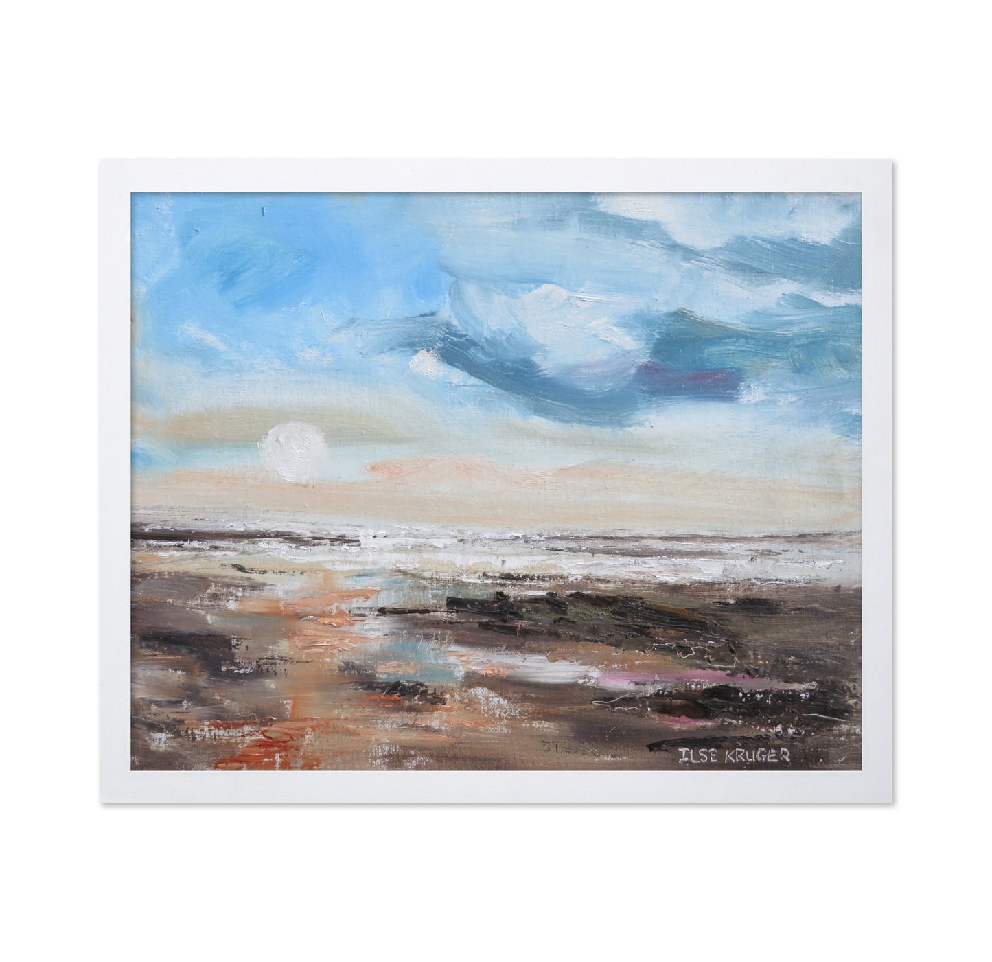 Serene Seascape with a Dynamic Sky