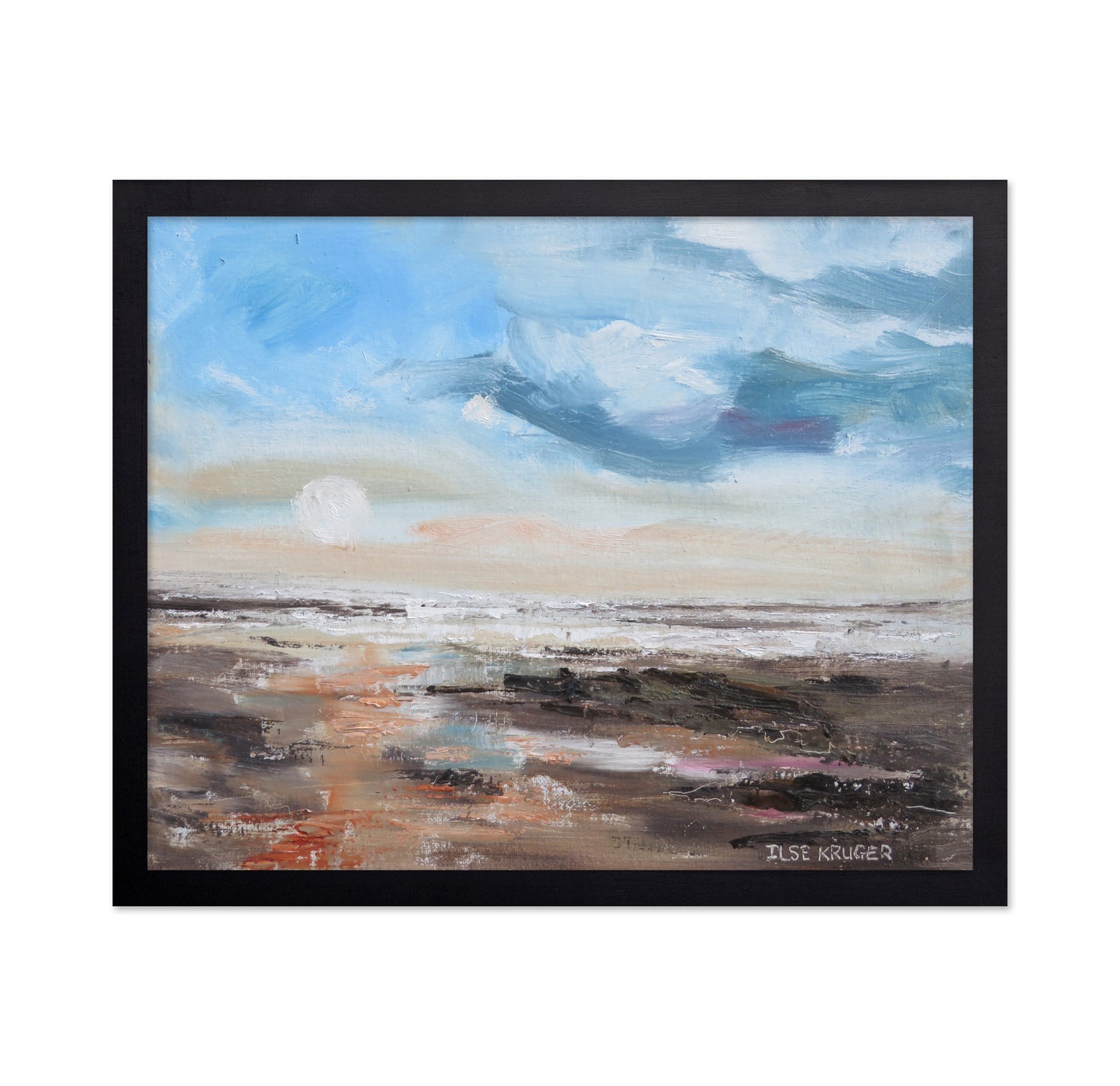 Serene Seascape with a Dynamic Sky