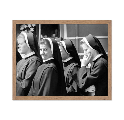 Grinning Nun