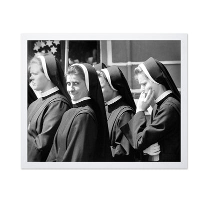 Grinning Nun