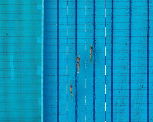Swimmers in Lanes