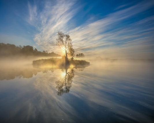 Morning Sunlight Reflection