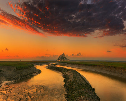 Le Mont Saint Michel - Sunset