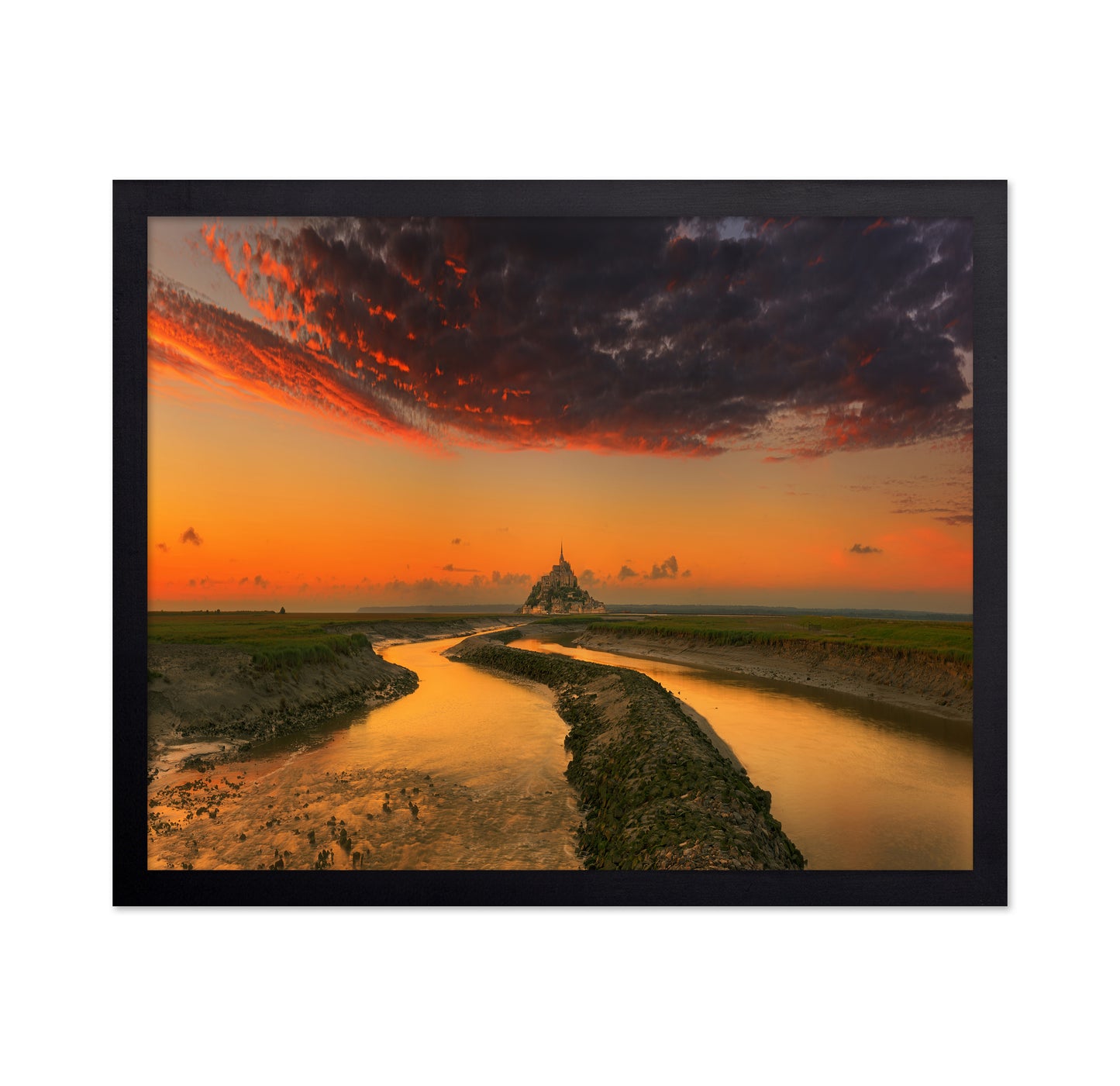 Le Mont Saint Michel - Sunset