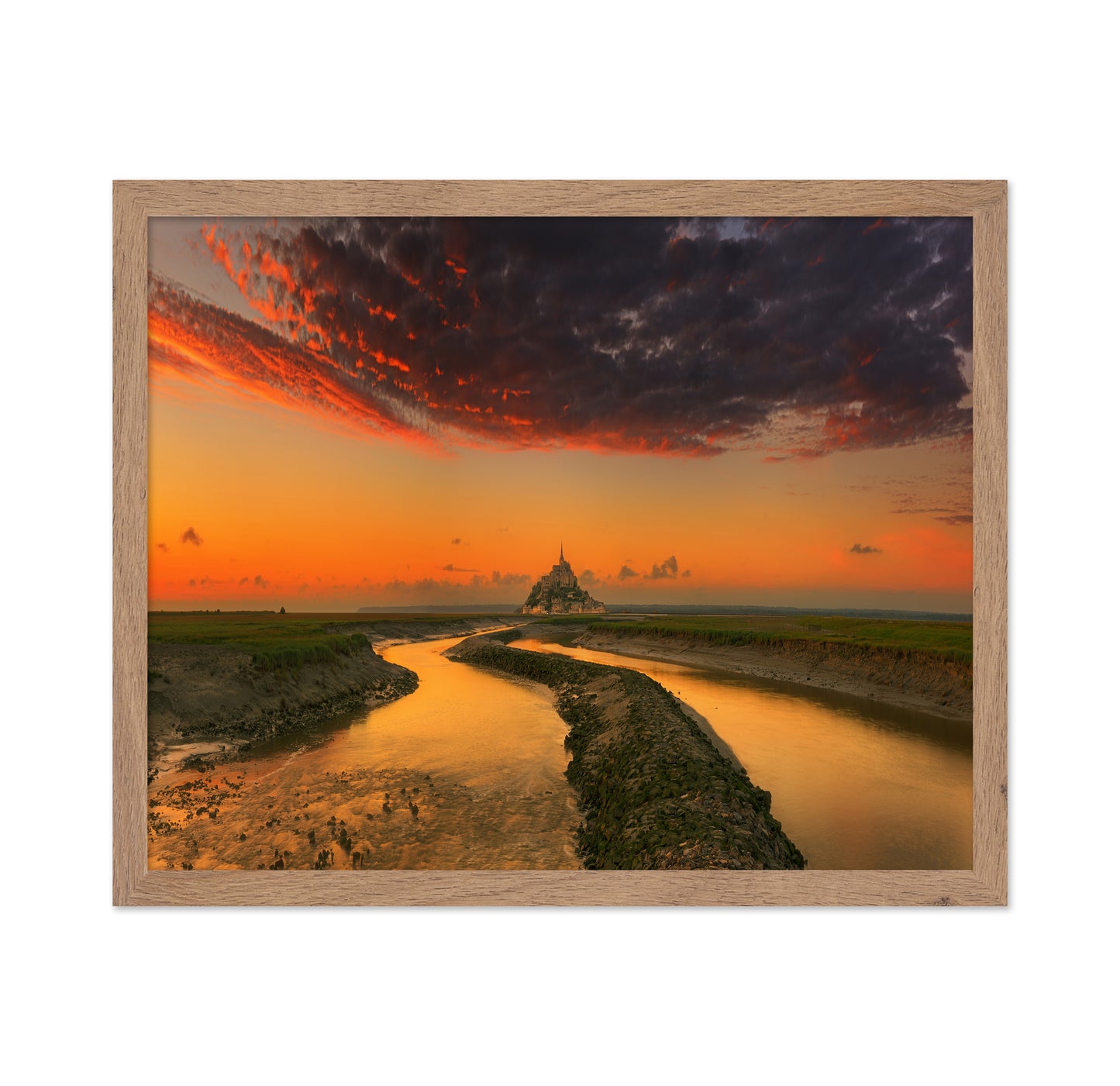 Le Mont Saint Michel - Sunset