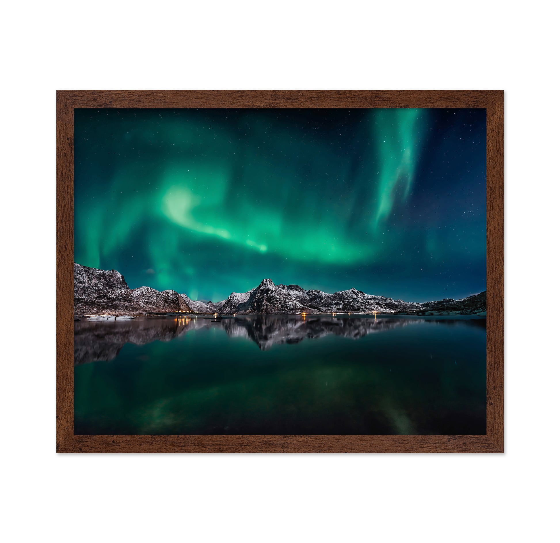 Lofoten Aurora Reflection