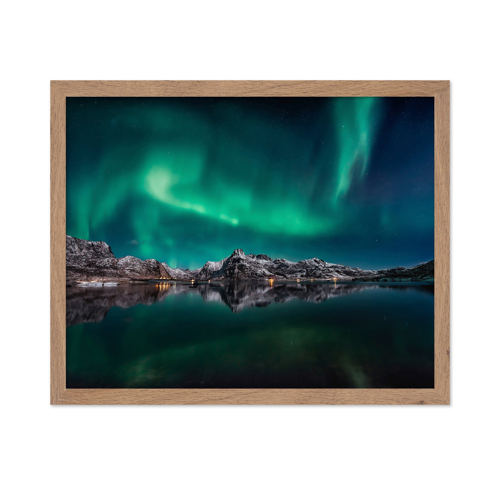 Lofoten Aurora Reflection