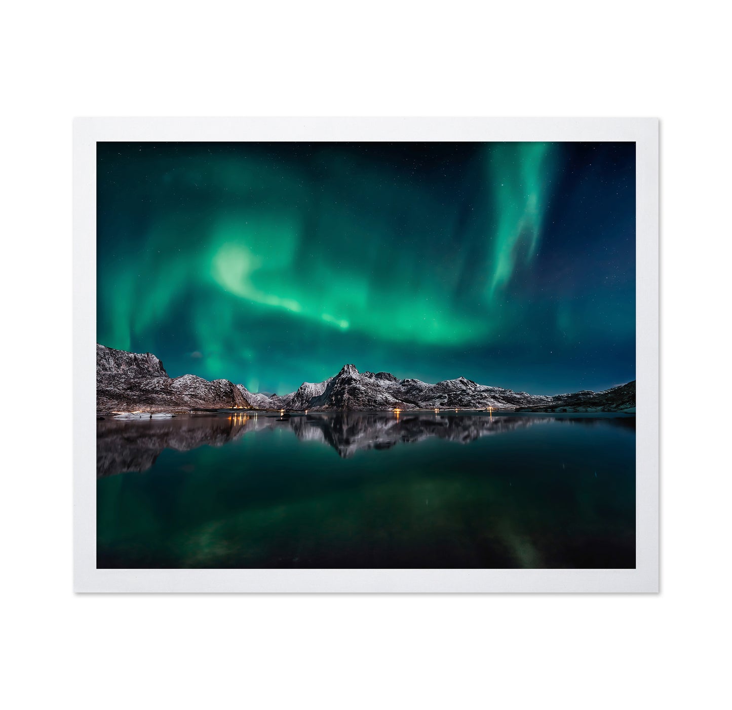 Lofoten Aurora Reflection