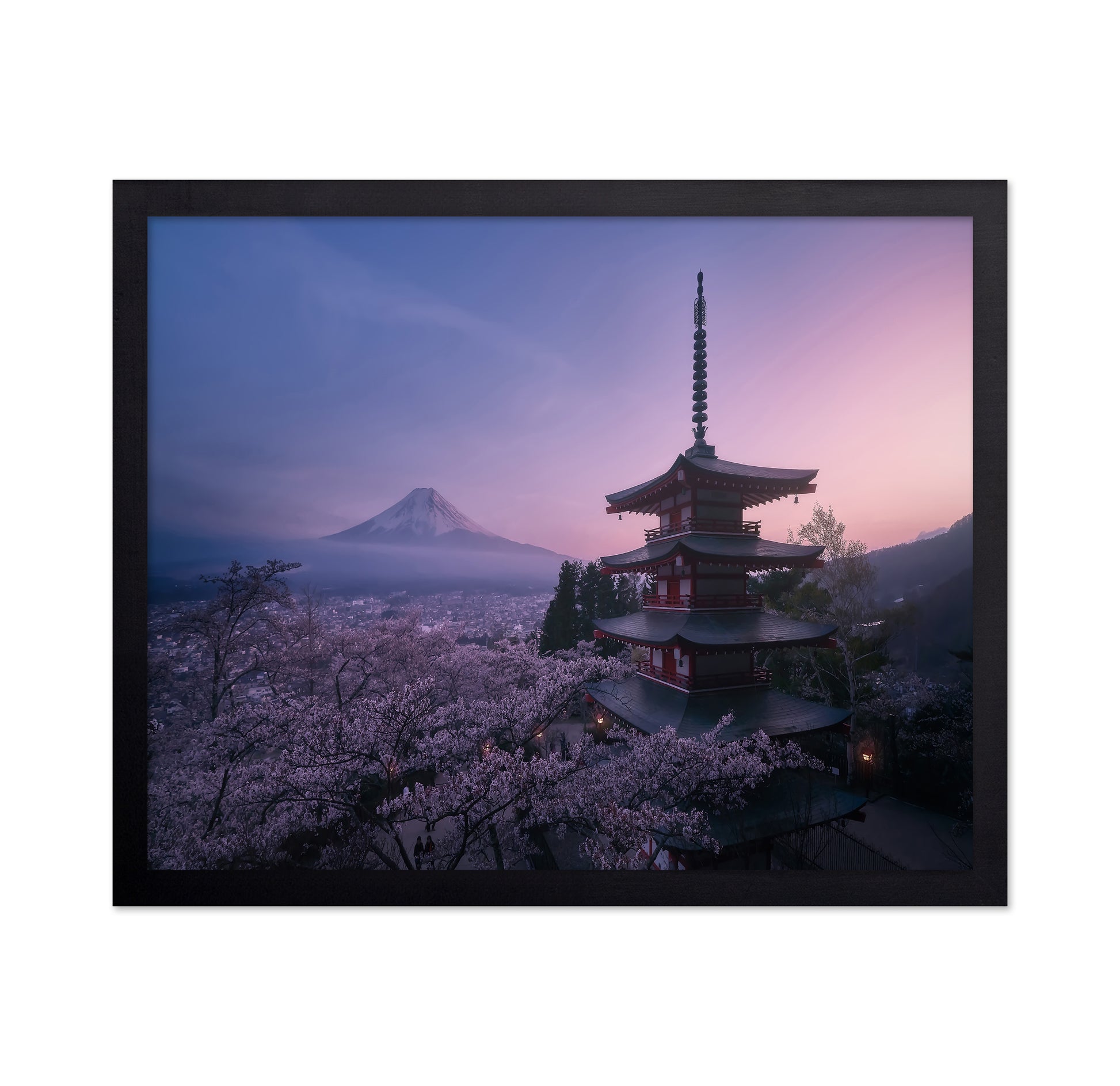 Chureito Pagoda with Mount Fuji