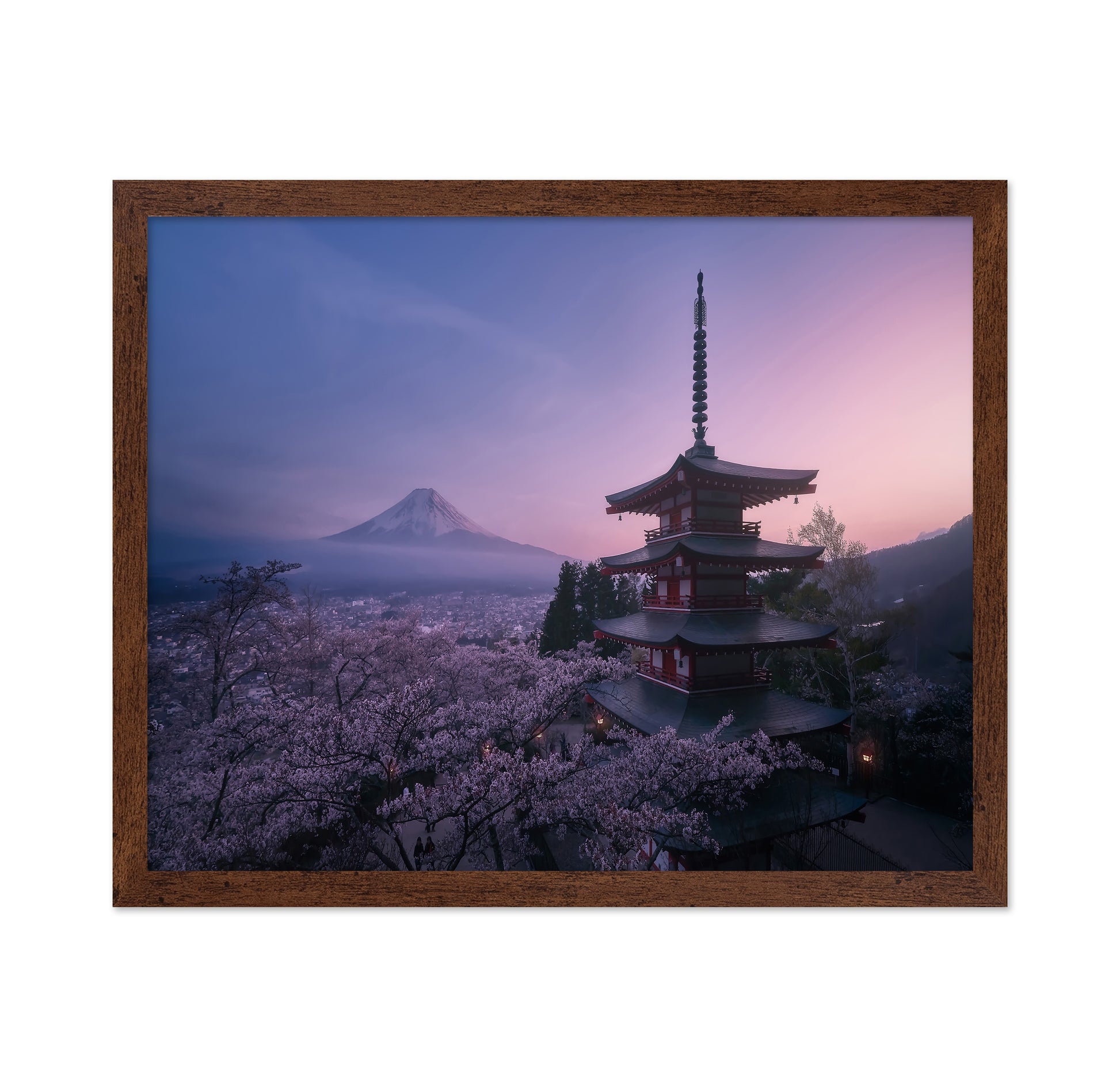 Chureito Pagoda with Mount Fuji