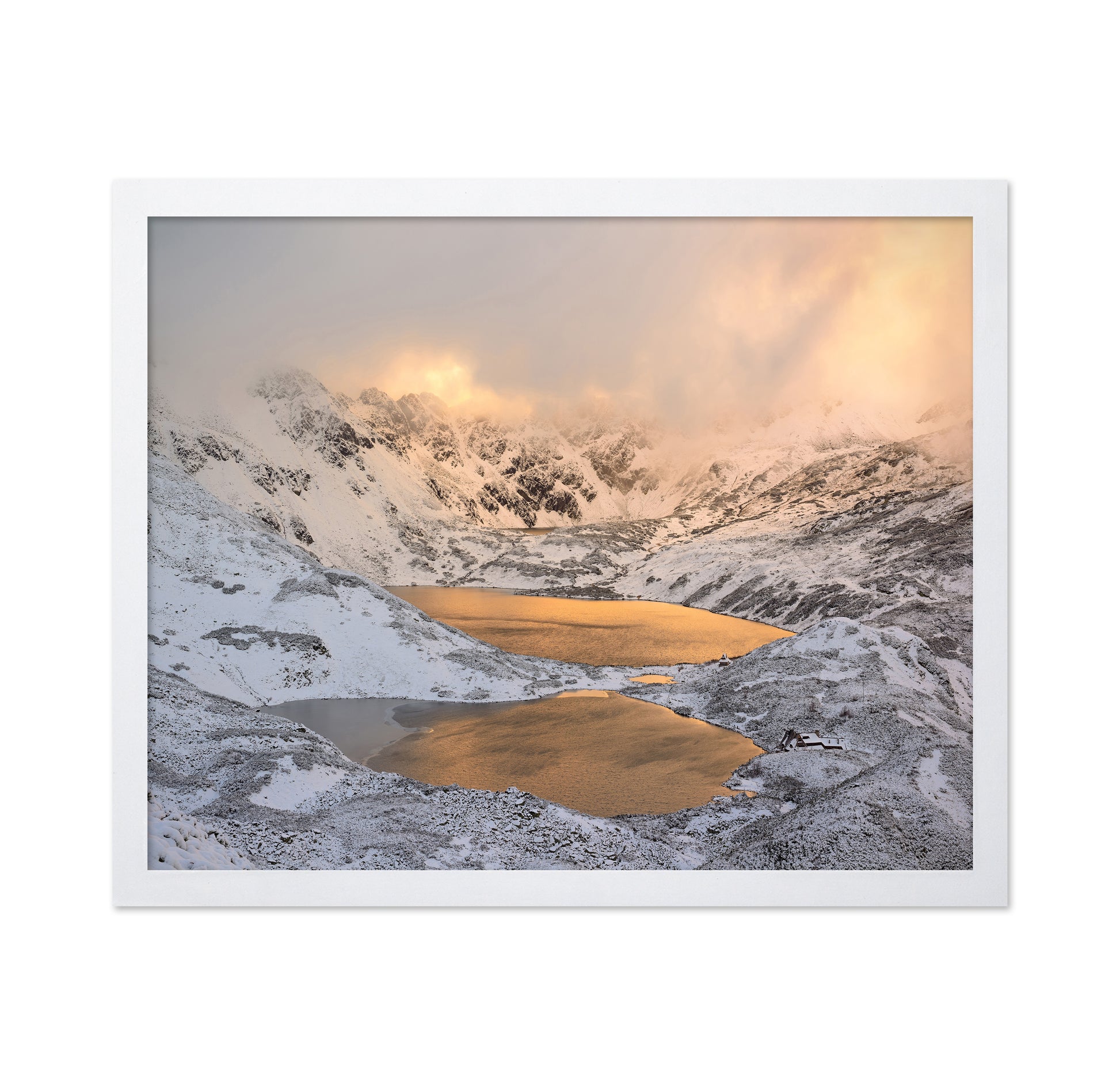 Golden Lakes in Winter