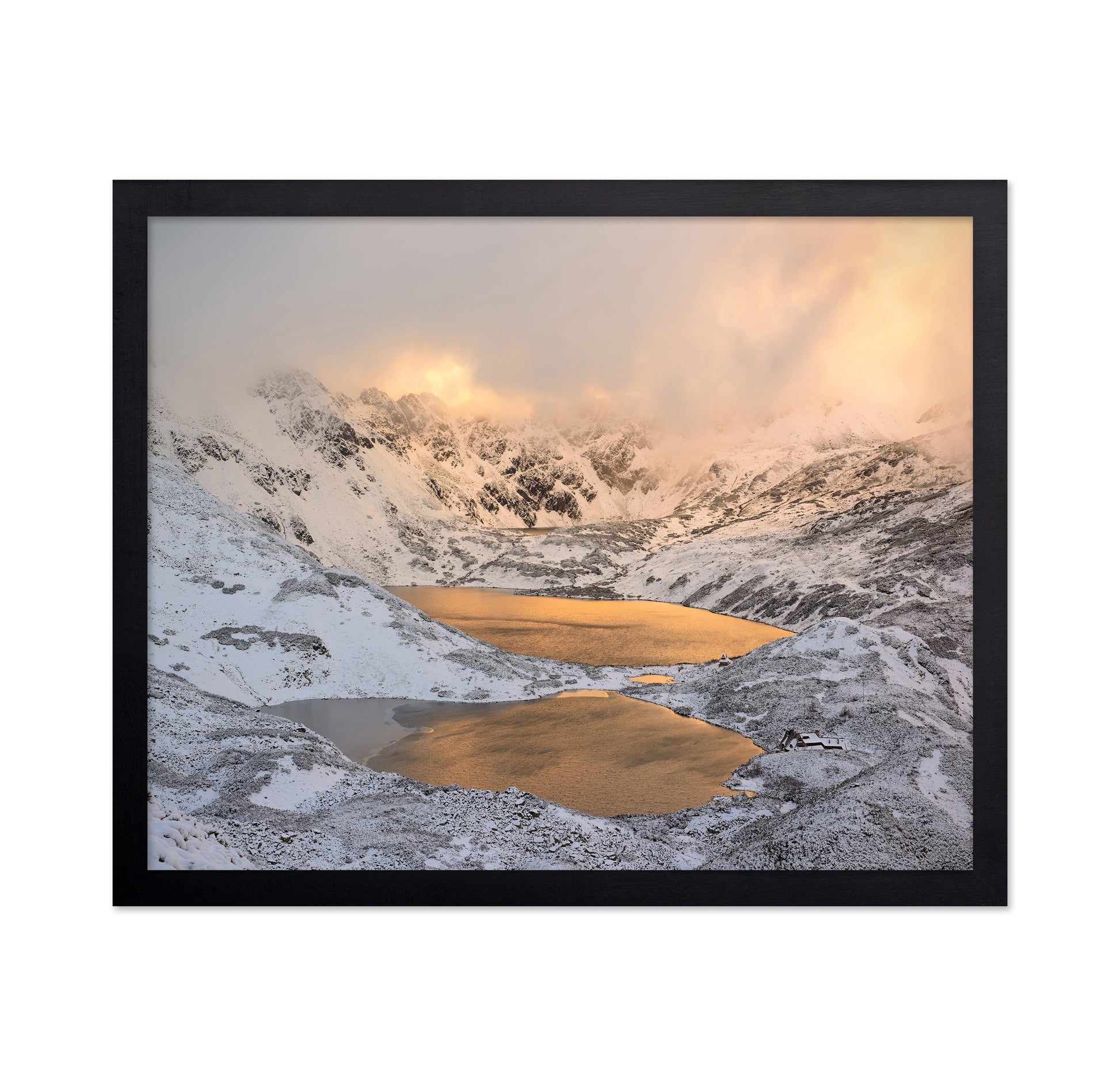 Golden Lakes in Winter