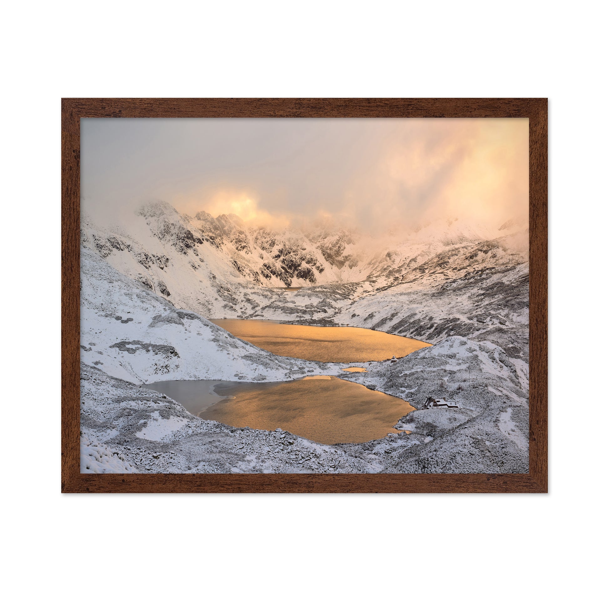 Golden Lakes in Winter