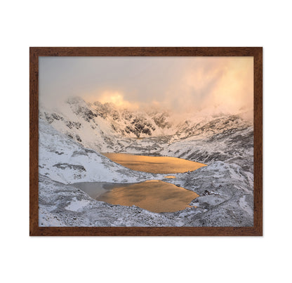 Golden Lakes in Winter