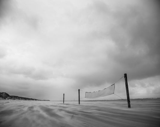 Lonely Beach Volleyball