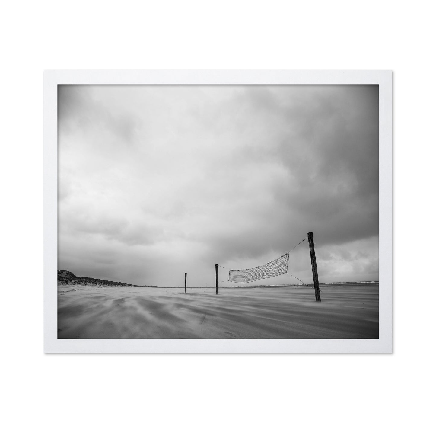 Lonely Beach Volleyball