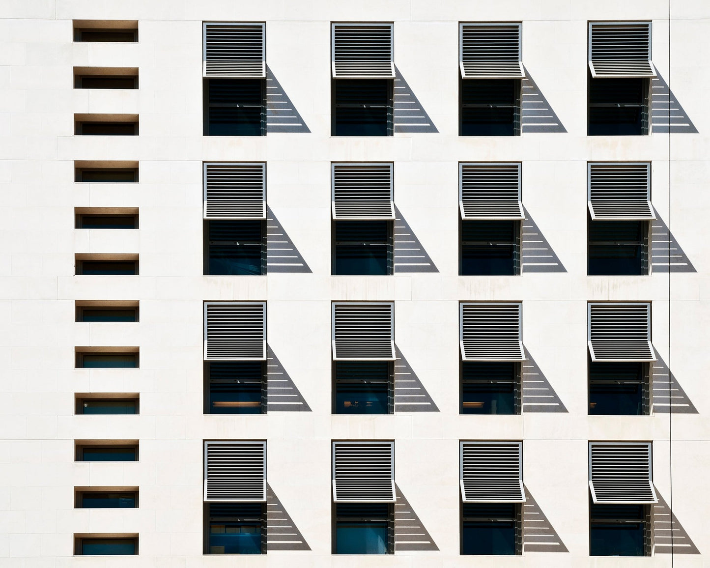 White Window Facade