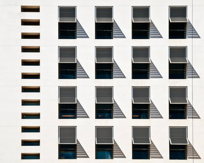 White Window Facade