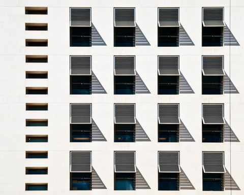 White Window Facade