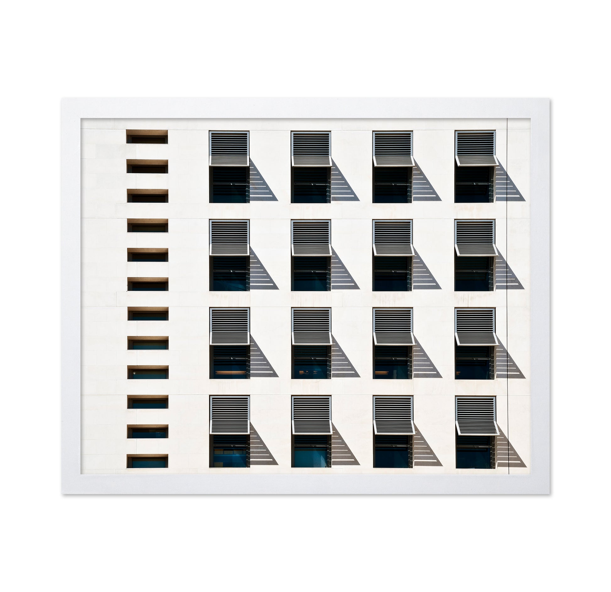 White Window Facade