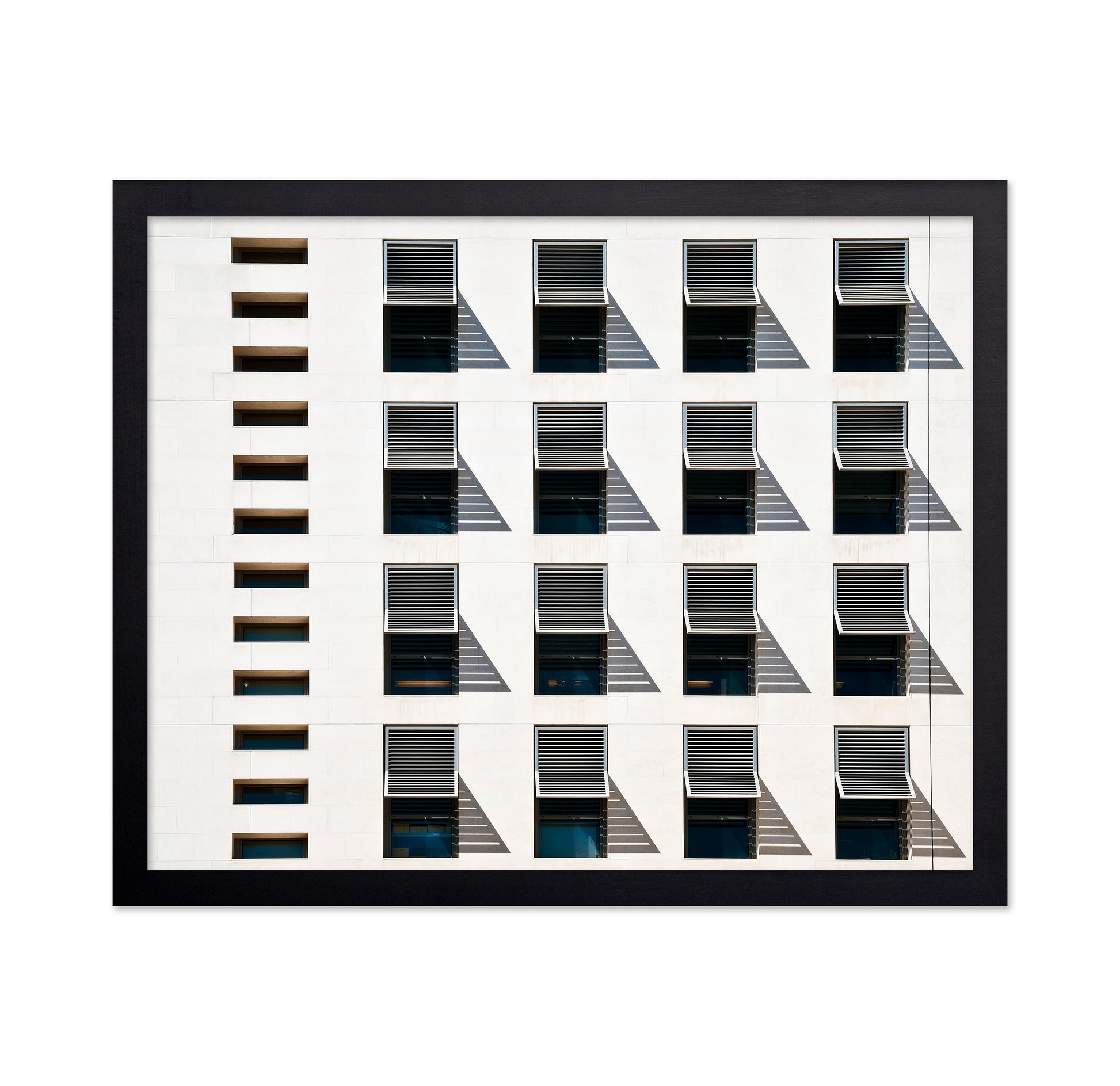 White Window Facade