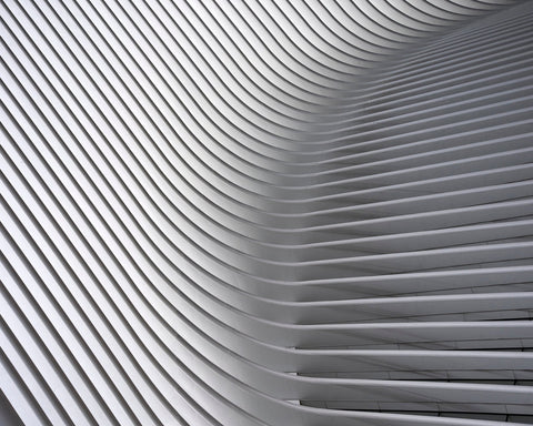 White Curved Ceiling