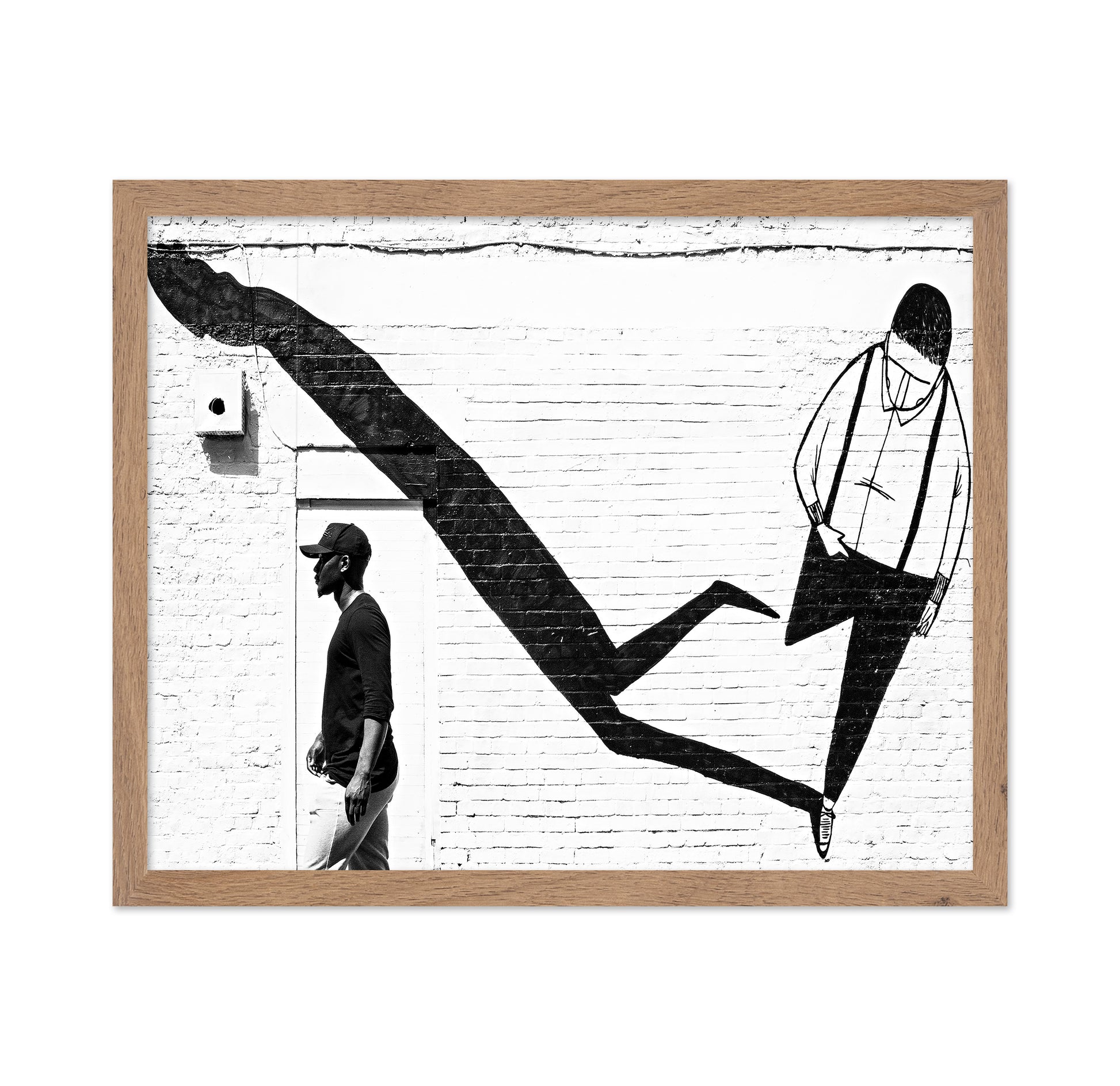 Street Art Shadow Figure