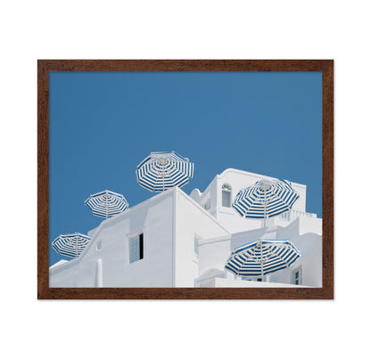 Blue And White Canopy