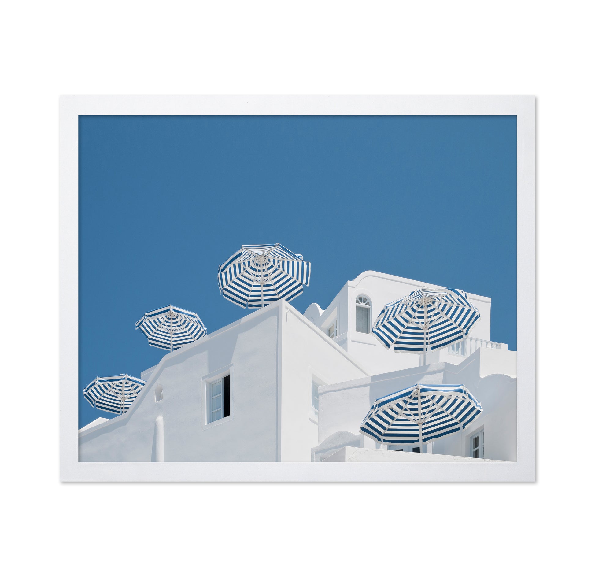 Blue And White Canopy