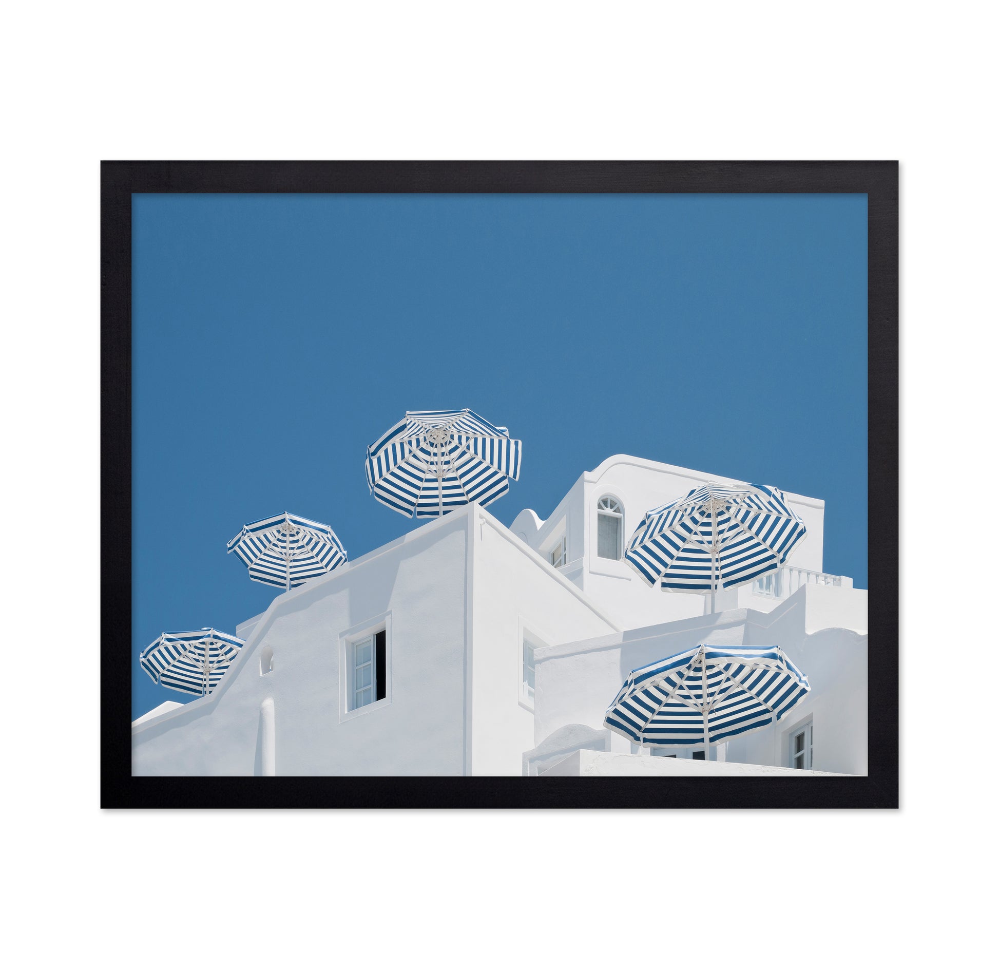 Blue And White Canopy