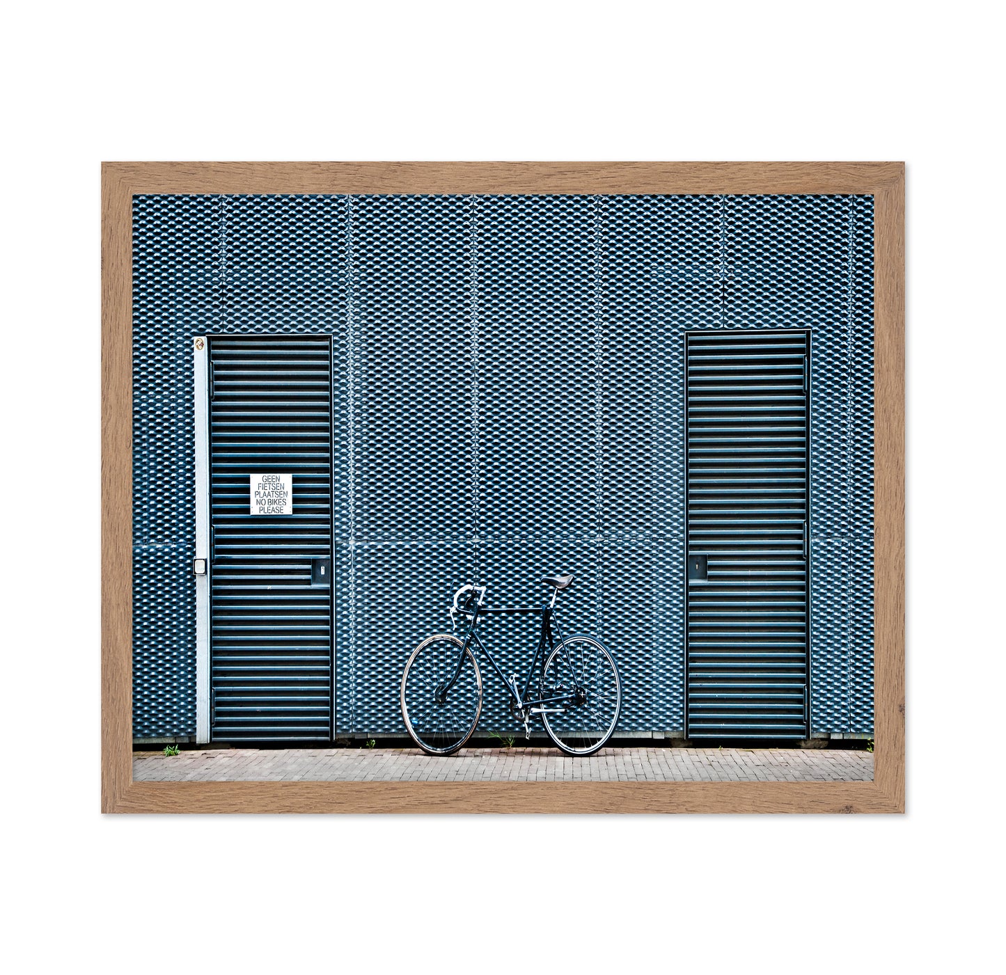 Blue Bicycle Wall