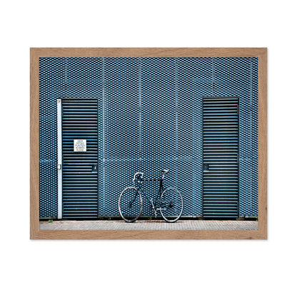 Blue Bicycle Wall