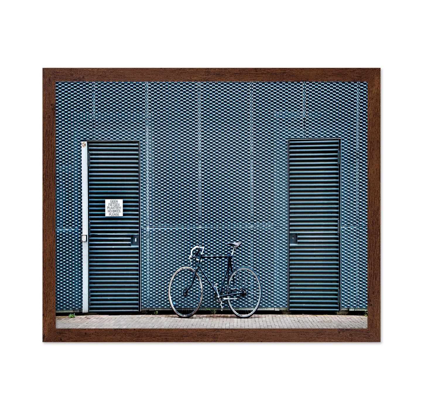 Blue Bicycle Wall