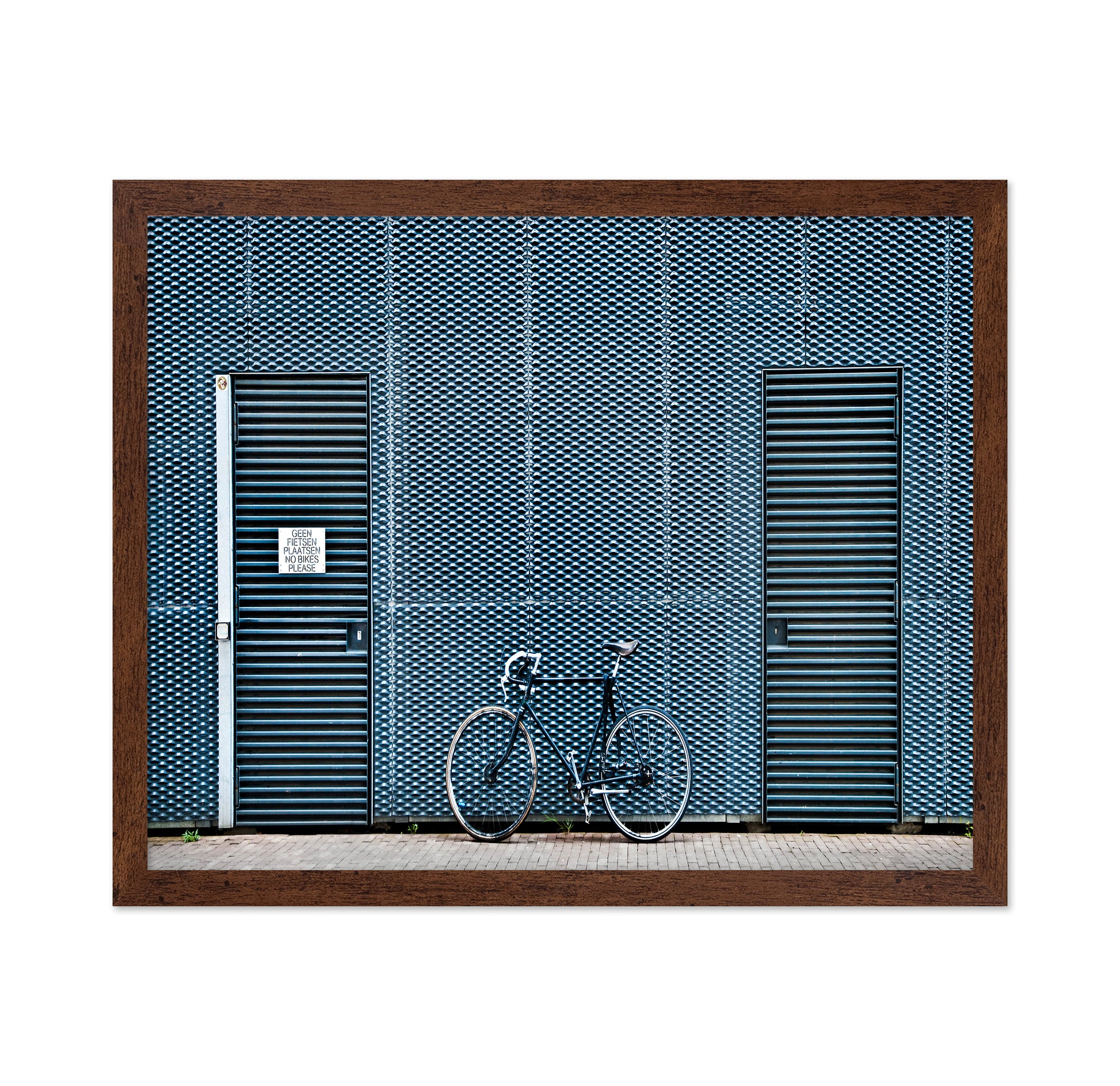 Blue Bicycle Wall