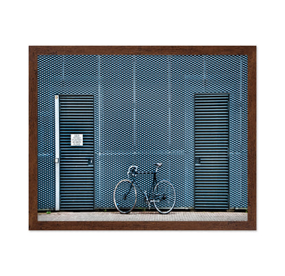 Blue Bicycle Wall