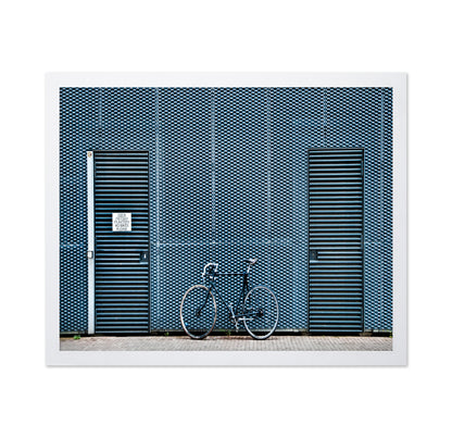 Blue Bicycle Wall