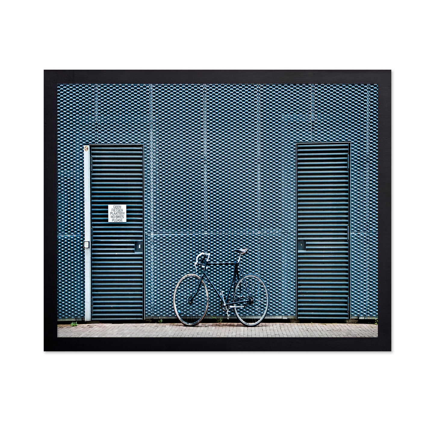 Blue Bicycle Wall