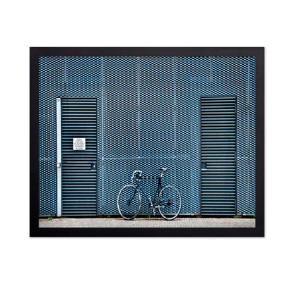 Blue Bicycle Wall