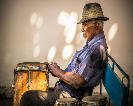 Street Drummer Portrait