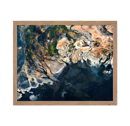 Abstract Coastal Lagoon