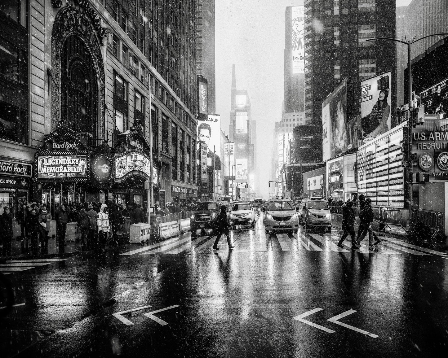 Snowy Times Square
