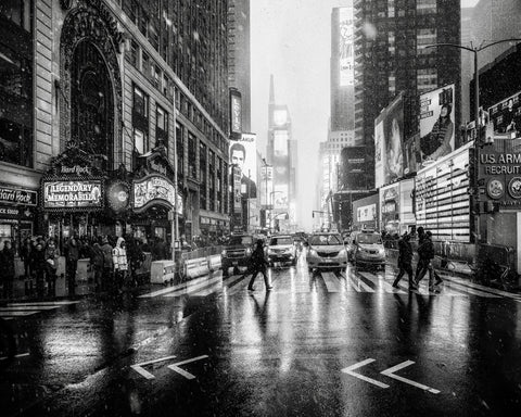 Snowy Times Square