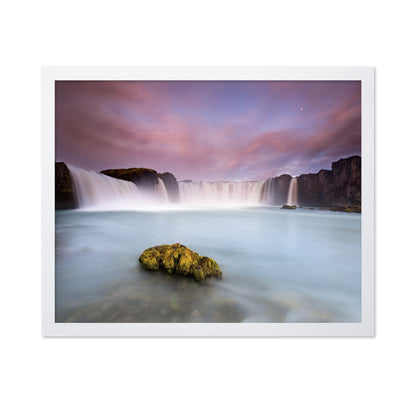 Godafoss and the Moon
