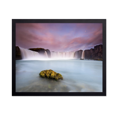 Godafoss and the Moon