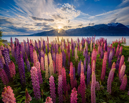Lupines Lakeside