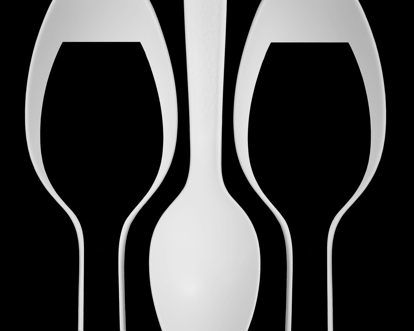 Spoons Abstract: Wine Glasses