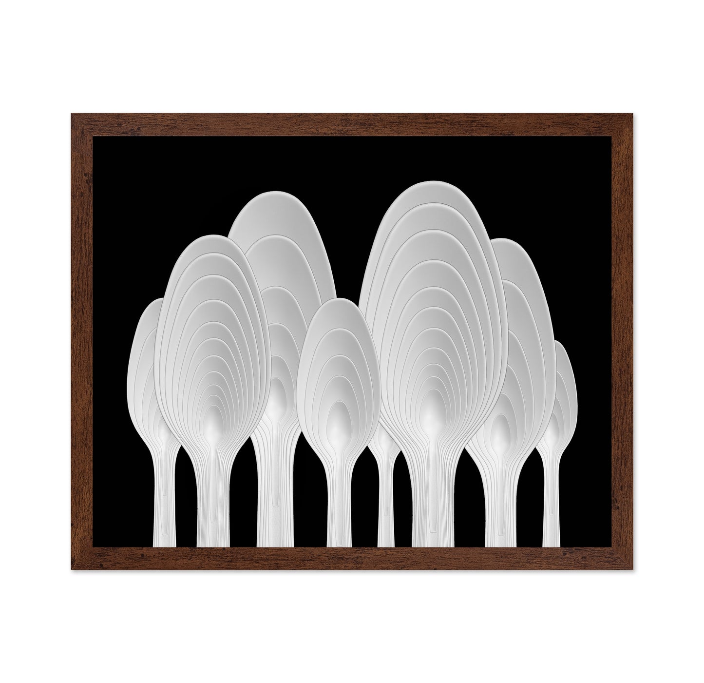 Spoons Abstract: Tree Rings