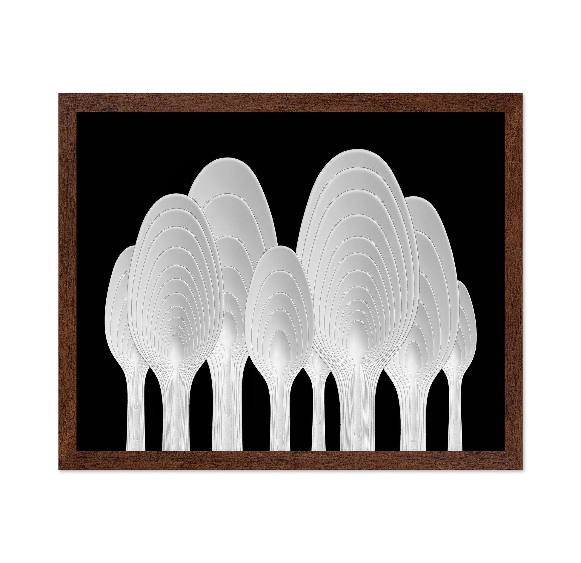 Spoons Abstract: Tree Rings